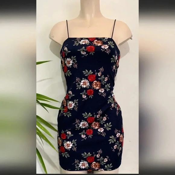 Shein| Floral Bodycon Dress - Picture 1 of 2